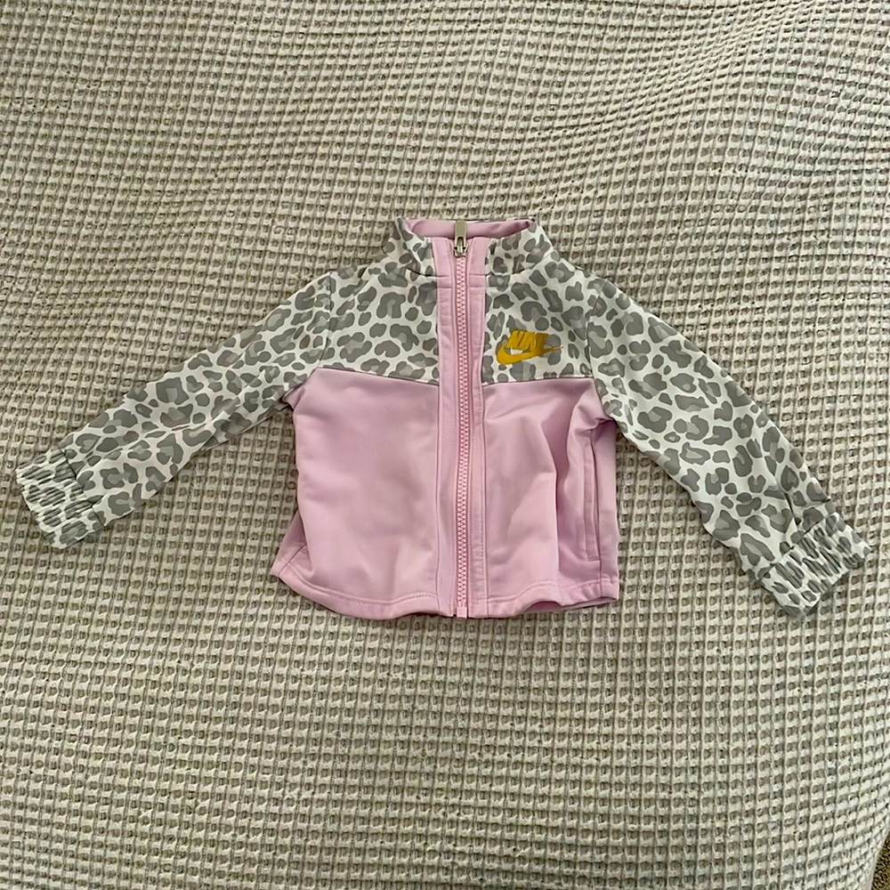 NIKE baby girl pink track jacket